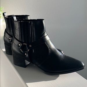 Black western style boots